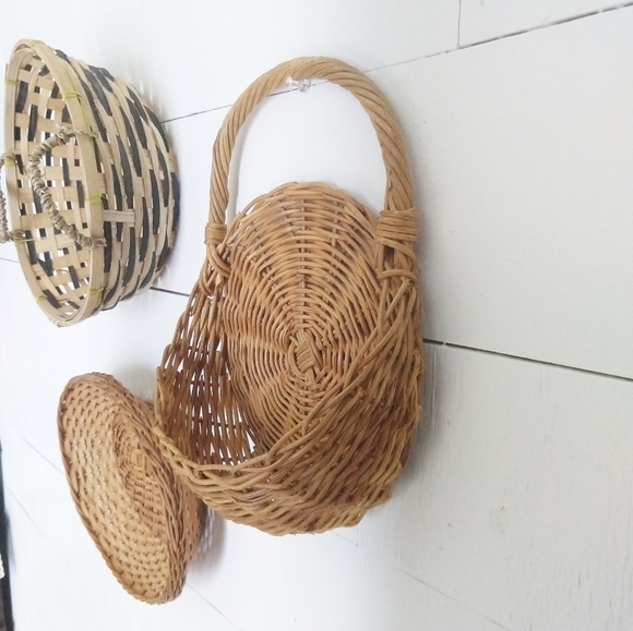 Vintage Wicker Basket Set - Picture 2 of 8